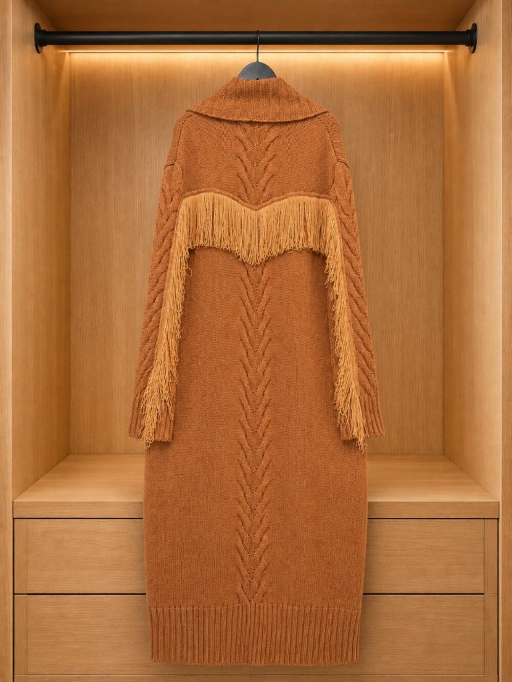 Understated Leather Rodeo Robe - Picture 4 of 4